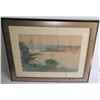 Image 1 : Watercolor ocean scene signed