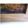 Image 2 : Oil on canvas wooded scene