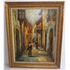 Image 1 : Oil on canvas judaica scene