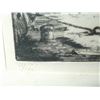 Image 2 : Paris bridge water scene etching
