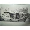Image 3 : Paris bridge water scene etching