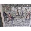 Image 7 : 2 18thc. hunting scene prints
