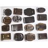 Image 9 : Collection of 16 assorted belt buckles