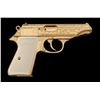 Image 6 : Eng'd/Gold Walther PP Semi-Automatic Pistol