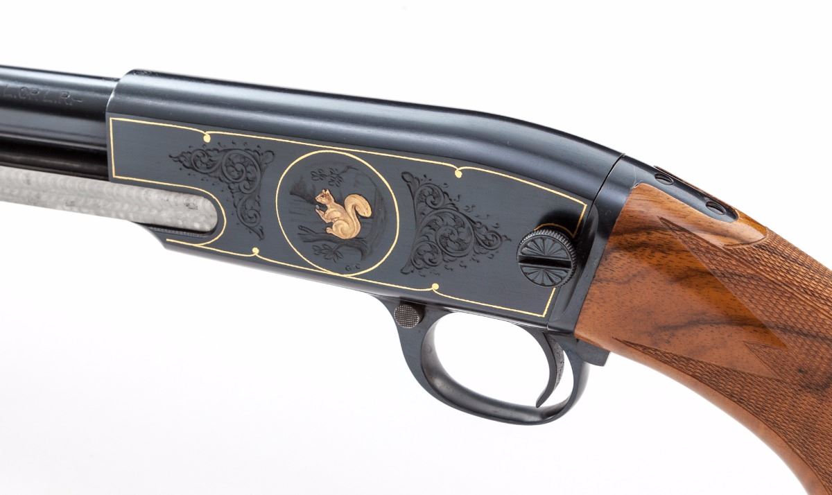 Gold Inlaid Win. M61 Rifle, by Gino Cargnel