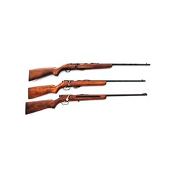 Lot of Three (3) Bolt Action Rifles