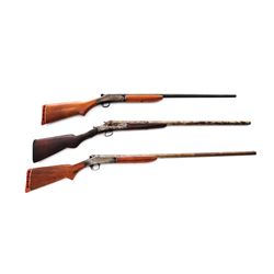 Lot of 3 H&R Single Shot Shotguns