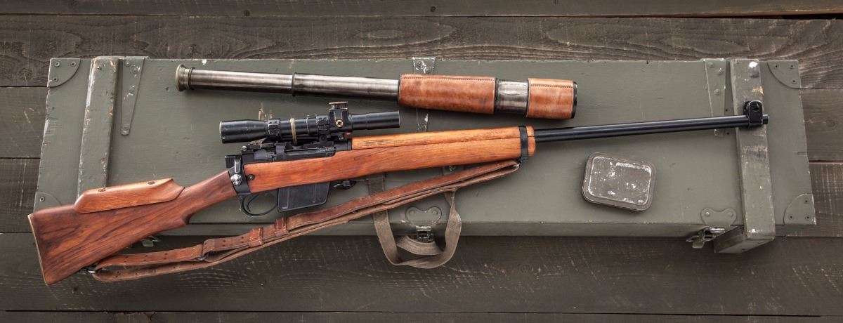 British L42A1 (D71) Bolt Action Sniper Rifle