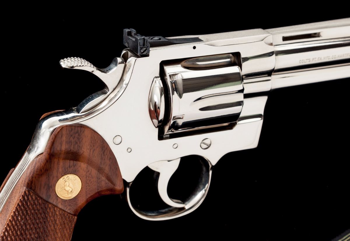 Boxed Nickel Finish Colt Python DA Revolver