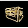 Image 1 : 0.25 ctw Diamond Ring - 14KT Yellow Gold