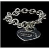 Image 1 : Tiffany & Co. Heart-Tag Bracelet - Silver