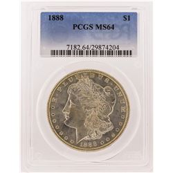 1888 PCGS  MS64 Morgan Silver Dollar