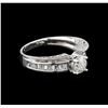 Image 1 : 14KT White Gold 2.21 ctw Diamond Ring