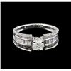 Image 2 : 14KT White Gold 2.21 ctw Diamond Ring