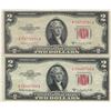 Image 1 : 1953 $2 AU Uncirculated Certificate Currency Lot of 2