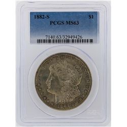 1882-S PCGS MS63 Morgan Silver Dollar