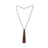 Image 2 : Crystal Tassel Necklace