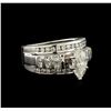 Image 1 : 2.11 ctw Diamond Ring - 14KT White Gold