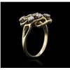 Image 3 : 14KT Yellow Gold 0.50 ctw Diamond Ring