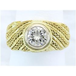 0.78 ctw Diamond Ring - 18KT Yellow Gold