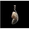Image 3 : Sterling Silver Earrings and Pendant Jewelry Suite