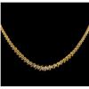 Image 2 : 3.36 ctw Diamond Necklace - 14KT Yellow Gold
