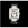 Image 1 : Cartier Stainless Steel Tank Francaise Men's Watch