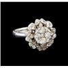 Image 1 : 14KT White Gold 1.00 ctw Diamond Ring