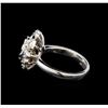 Image 3 : 14KT White Gold 1.00 ctw Diamond Ring