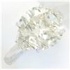 Image 6 : GIA Cert 5.14 ctw Diamond Ring - 18KT White Gold
