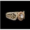 Image 1 : 14KT Two-Tone Gold 1.12 ctw Diamond Ring