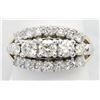 Image 4 : 1.45 ctw Diamond Ring - 14KT Two-Tone Gold