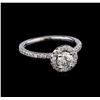 Image 1 : 1.08 ctw Diamond Ring - 14KT White Gold