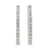 Image 1 : 14KT White Gold 0.69 ctw Diamond Earrings