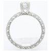 Image 9 : 0.72 ctw Designer Tacori Diamond Ring - Platinum