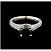 Image 2 : 3.09 ctw Black Diamond Ring - 14KT White Gold