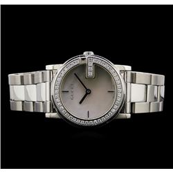 Gucci Stainless Steel Diamond Ladies Watch