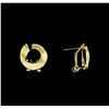 Image 2 : Open Circle Design Earrings - Gold Plated