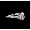 Image 2 : 0.50 ctw Diamond Ring - 14KT White Gold