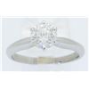 Image 1 : 1.17 ctw Diamond Solitaire Ring - 14KT White Gold