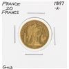 Image 1 : 1897-A France 20 Francs Gold Coin
