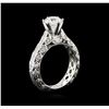 Image 3 : EGL USA Cert 2.14 ctw Diamond Ring - 14KT White Gold