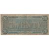 Image 2 : 1864 $20 Confederate States of America Bank Note