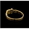 Image 3 : 0.25 ctw Diamond Ring - 18KT Rose Gold