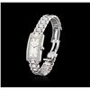 Image 2 : Cartier 18KT White Gold 2.00 ctw Diamond Tank Americaine Ladies Watch