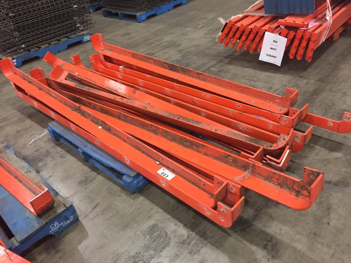 Safety Bar Racking PALLET OF HEAVY DUTY PALLET RACKING SAFETY BARS