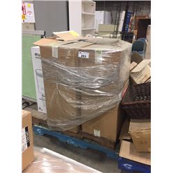 PALLET OF BUCKETS, DISPLAY STANDS AND MORE