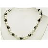 Image 1 : MAJORCA PEARL NECKLACE WITH STERLING