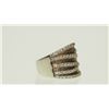 Image 2 : STERLING SILVER CUBIC ZIRCONIA RING SIZE 6.5