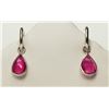 Image 1 : 10KT GOLD  RUBY EARRINGS